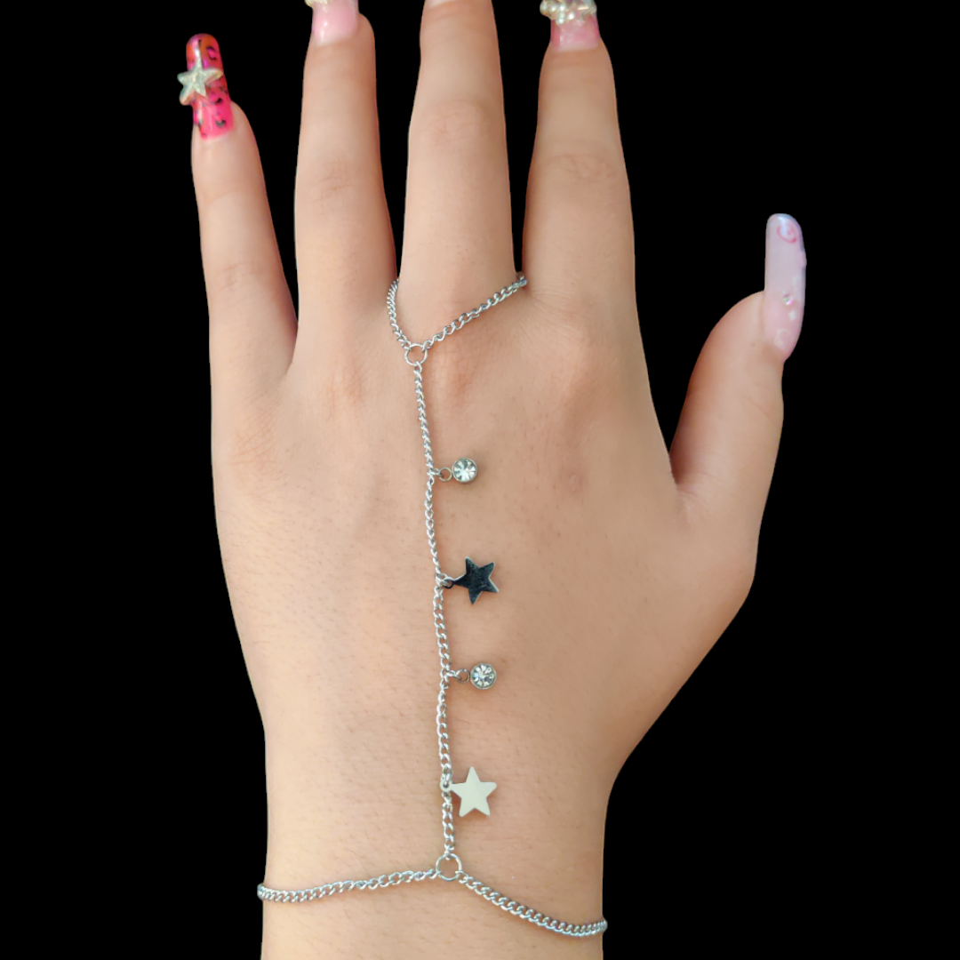 Gold or Silver  Plated Star Charm Chain Sahmeran Bracelets