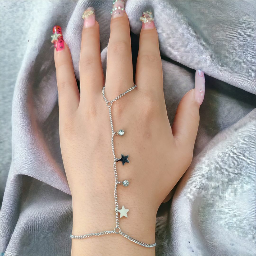 Gold or Silver  Plated Star Charm Chain Sahmeran Bracelets