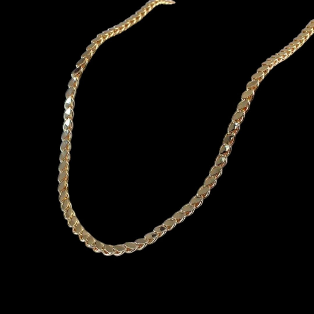 Gold Plated Thin Fancy Chain